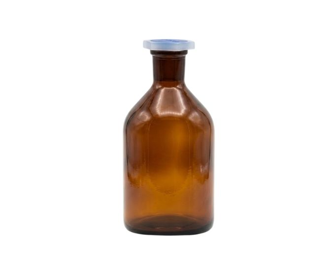 Amber Glass Reagent Bottles with Interchangeable Stopper