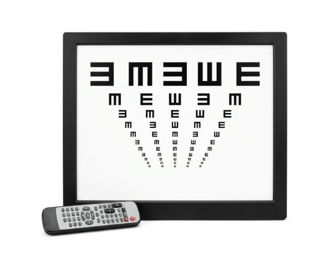 Digital LCD Visual Acuity Chart for Accurate Eye Testing and Vision Assessment