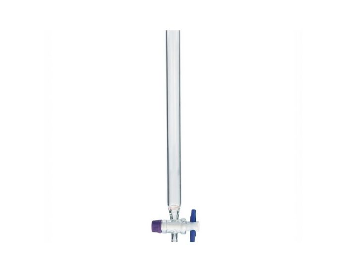 Chromatography Column with Sintered Disc & PTFE Key Stopcock