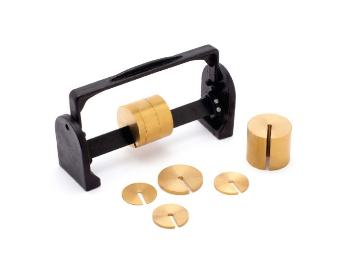 Brass Masses with Carrying Rack