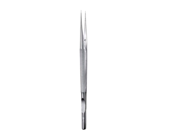 Ring Tip Forceps with Diamond Dust Jaws & Balance Handle