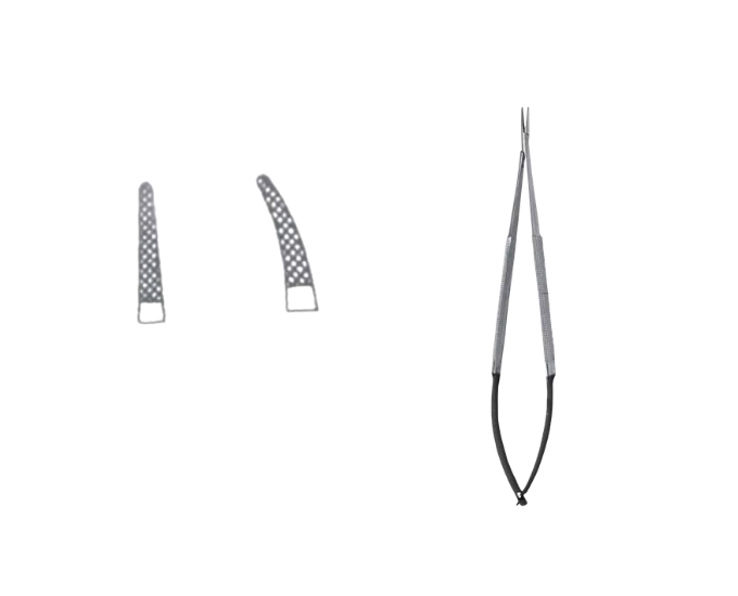 Castroviejo Barraquer Needle Holder Without Lock with Tungsten Carbide Jaws