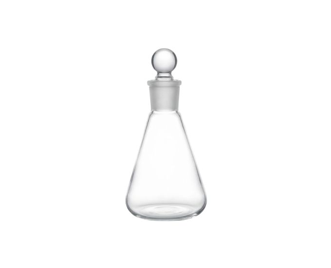 Erlenmeyer Conical Flask with Interchangeable Stopper