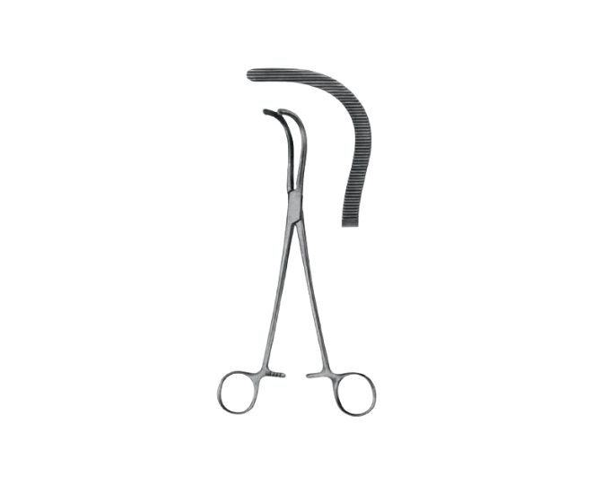 Guyon Kidney Clamp with Multiple Length Options for Urological Surgery