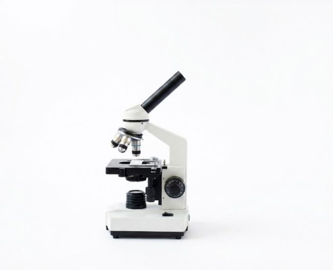 Laboratory Monocular Microscope with Halogen Illumination
