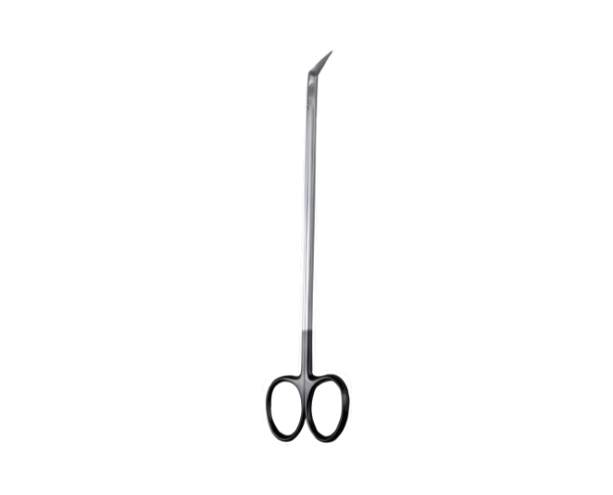 Dietrich Potts Angled Surgical Scissors with Tungsten Carbide Jaws - Product Image