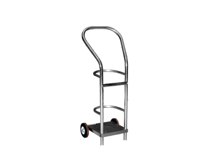 Oxygen Cylinder Trolley with Castor Wheels D & B Type