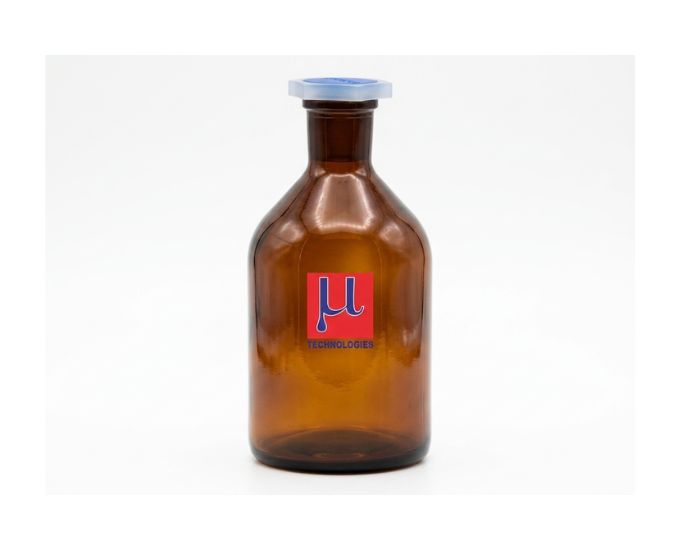 Amber Glass Reagent Bottles with Interchangeable Stopper