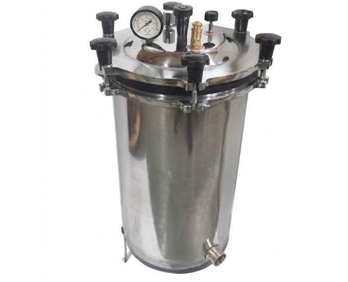 Vertical Steam Autoclave 12" × 22" (Single Wall) (MT-404) - Product Image