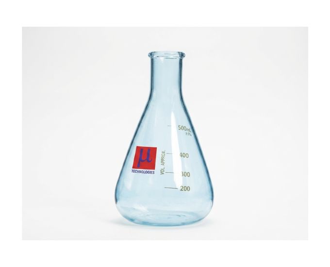 Quartz Conical Flask Narrow Neck Graduated