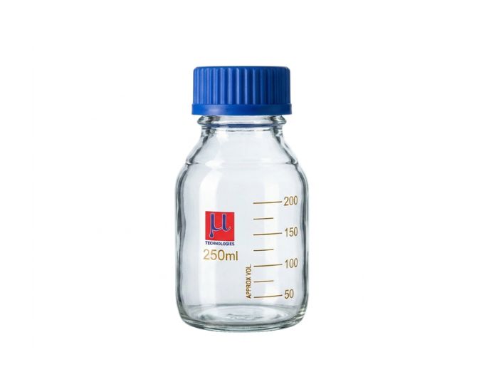 Reagent Bottle with Screw Cap Clear Glass
