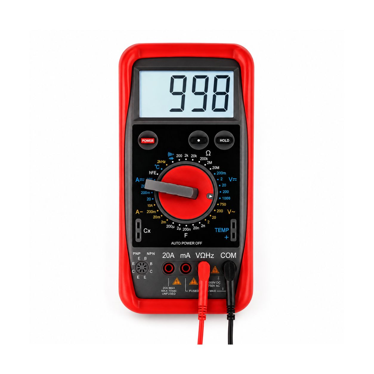 Multimeter with Terminal Blocking