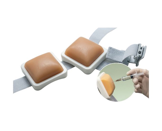Intramuscular Injection Training Pad with Wearable Design and Layered Structure