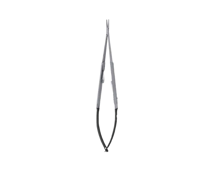 Castroviejo Barraquer Needle Holder with Lock and Tungsten Carbide Jaws
