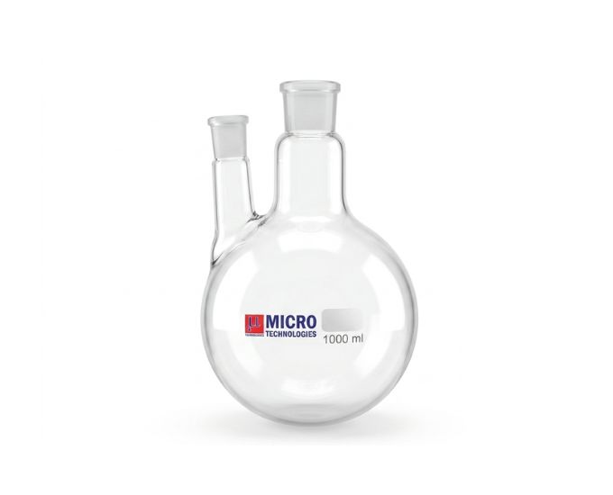 Two Neck Round Bottom Flask with Parallel Joints for Distillation and Reaction Systems - Product Image