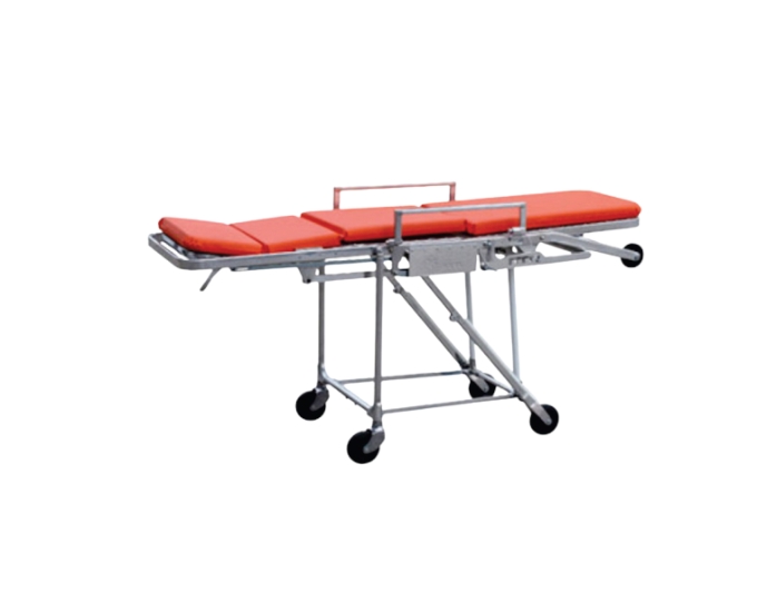 Stretcher Cum Wheelchair with Adjustable Backrest and High Load Capacity