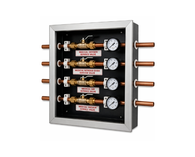 Area Valve Service Unit for Medical Gas Pipeline with Multi Zone Control - Product Image