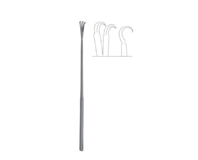 Insulated Surgical Retractors Set Single, Two and Three Prong - Product Image