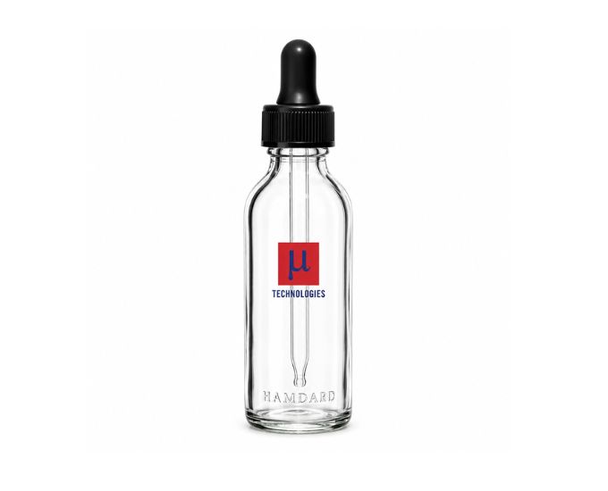 Dropping Bottles Neutral Hard Glass with Screw Cap & Rubber Teat