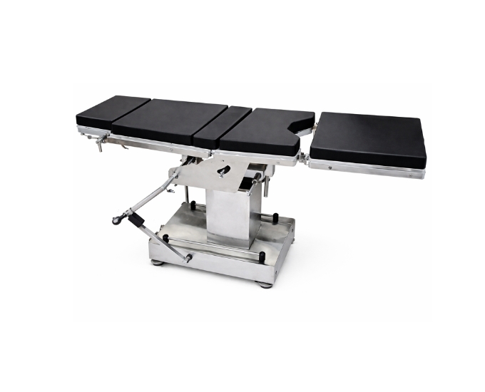 Hydraulic Surgical Operating Table with Five Section Stainless Steel Top
