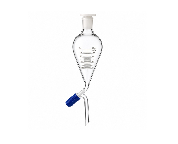Graduated Separating Funnel with PTFE Valve