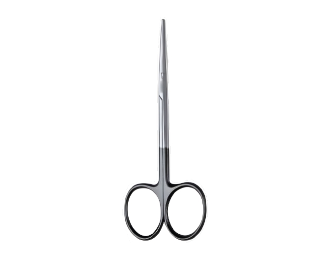 Strabismus Curved Surgical Scissor with Tungsten Carbide Jaws 10cm - Product Image