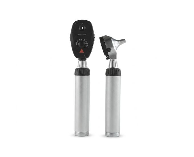 Dual Diagnostic Otoscope and Ophthalmoscope Set for ENT and Eye Examination